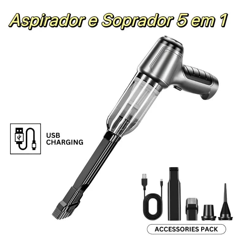 Aspiradora de Polvo Portátil CleanMax + 5 REGALOS EXCLUSIVOS + ENVÍO GRATIS HASTA LAS 23:59