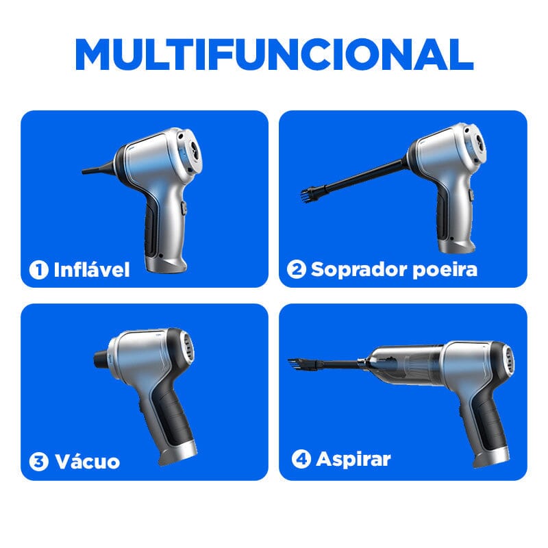 Aspiradora de Polvo Portátil CleanMax + 5 REGALOS EXCLUSIVOS + ENVÍO GRATIS HASTA LAS 23:59