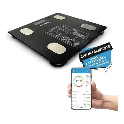 Báscula Digital de Medición Corporal con Bioimpedancia