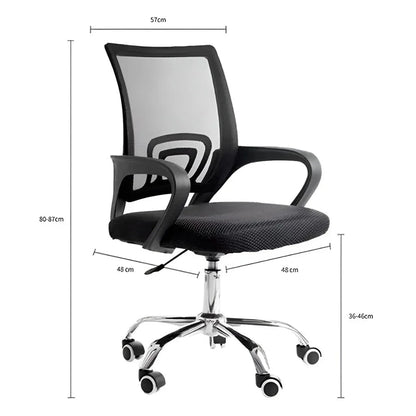 Silla de Oficina con Respaldo de Tela Mesh