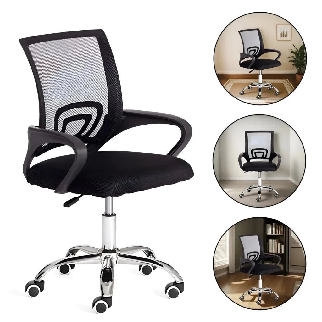 Silla de Oficina con Respaldo de Tela Mesh