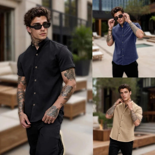 Camisa Social Cuello Padre
