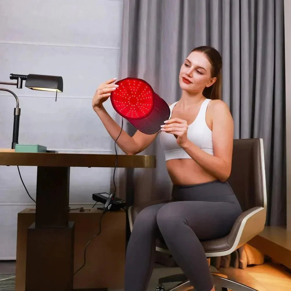 CAPILUS MAX™ Gorro de LED Terapia Capilar Anti Caída