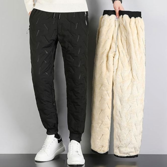 Confort Size Premium - Pantalones Impermeables con Forro de Lana