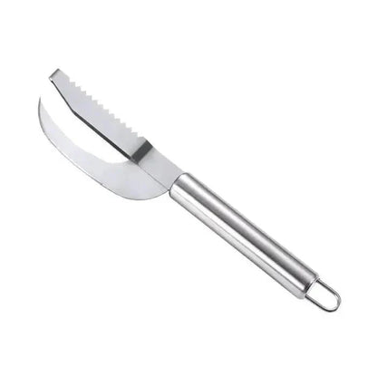 FishScaler - Cuchillo Inoxidable 3 en 1 para Limpieza de Pescado