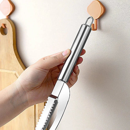 FishScaler - Cuchillo Inoxidable 3 en 1 para Limpieza de Pescado