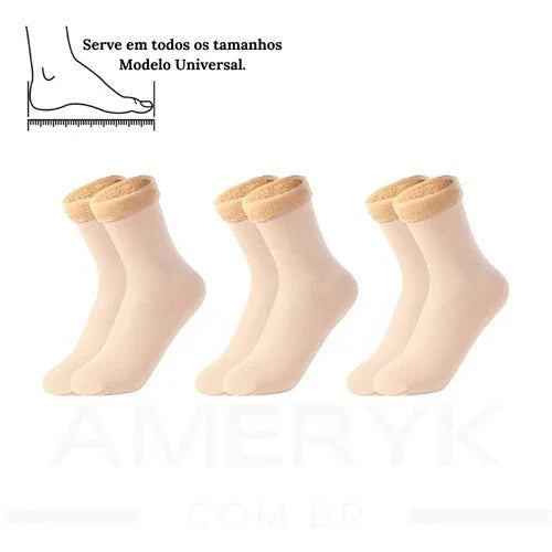 Medias Forradas - Peluche Baumont (Compra 3 LLEVA 6)