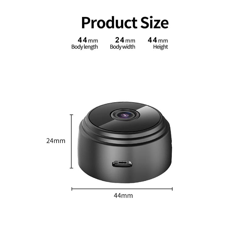 Mini Cámara WiFi con Visión Nocturna