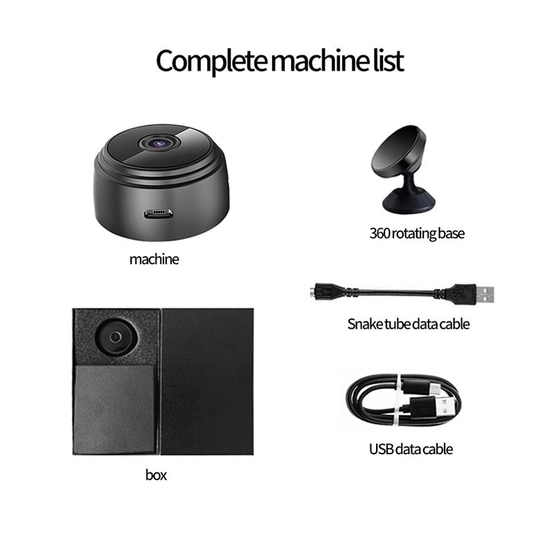 Cámara WiFi Compacta con Visión Nocturna